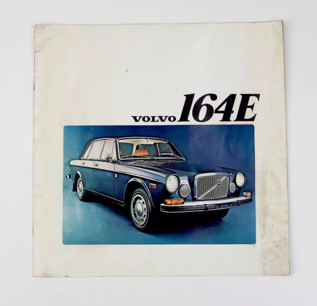 Volvo 164E Brochure Originale USA - Depliant - Catalogo Vintage USA Version 1972