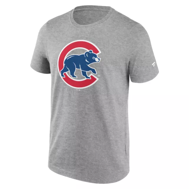 MLB Chicago Cubs T-Shirt Primary Logo Team Graphic Baseball grau