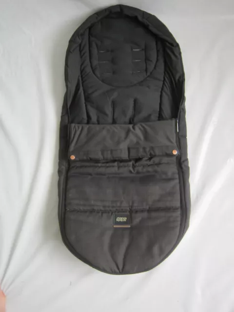 Mamas & Papas Black Footmuff Ocarro Flip XT 2 Special edition