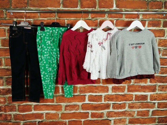 Girls Bundle Age 3-4 Years Next Zara Etc Sweat Top Trousers Harem Pullover 104Cm