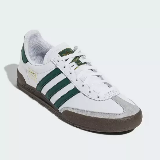 Adidas Jeans Blancos Verde Colegial Zapatos de Goma - GX4990 Envío Acelerado 2