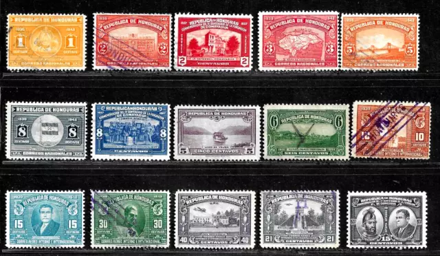 Hick Girl- M&U. Honduras Stamps    Various  Issues     N594