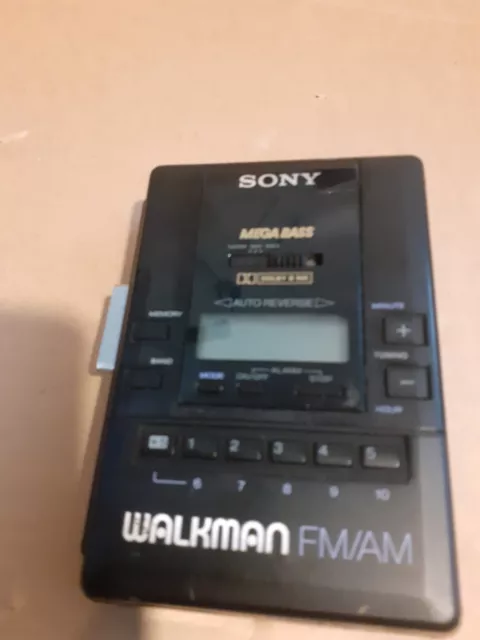 Vintage Rare Sony Walkman Cassette Player, Rare Sony Cassette Player,  Walkman, Sony, Sony Walkman, Sony Cassette Player, WM FX17, Gift 