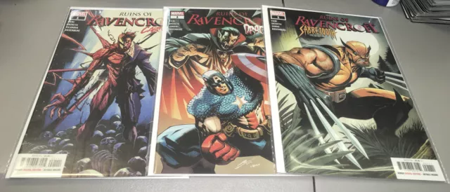 Ruins of Ravencroft #1 Complete Carnage Sabretooth Dracula Comic Lot Set Marvel