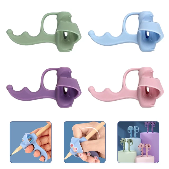 1Pc Kinder Stift Turnschuhe Arthritis Aufschrift Griff für Bleistift Korrektor