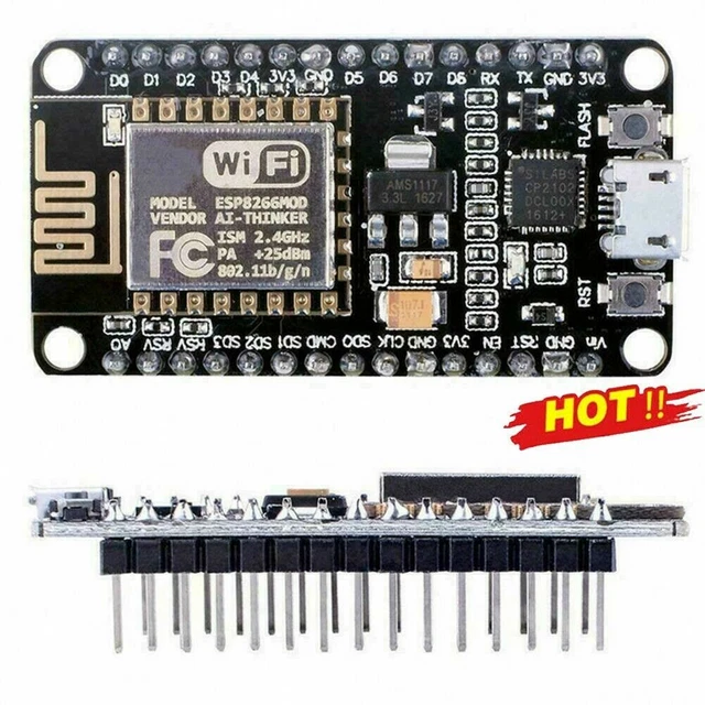 NODEMCU LUA WIFI IoT Wireless Module CP2102 USB Development Board ...