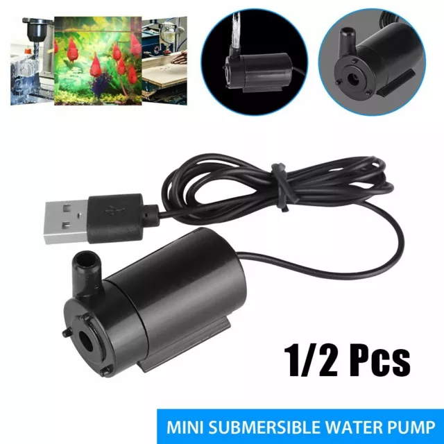 Pompe submersible compacte pour aquarium mini fontaine pratique faible bruit