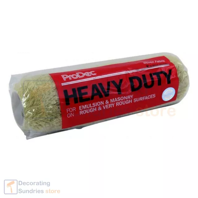 ProDec 9" Heavy Duty Woven Acrylic Roller Sleeve Long Pile Masonry