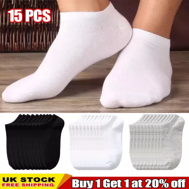 Mens Ladies Trainer Liner Ankle Socks Invisible Cotton Low Cut Sports Socks lot