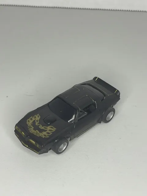 TYCO Pontiac Firebird Trans Am Slot Car Black Bandit Vintage Hong Kong Untested