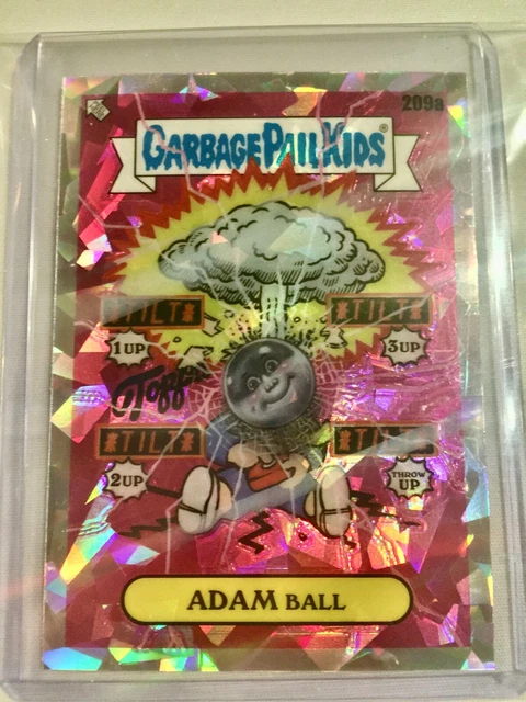 2022 Topps Chrome Garbage Pail Kids Series 5 #209a Adam Ball Atomic Refractor