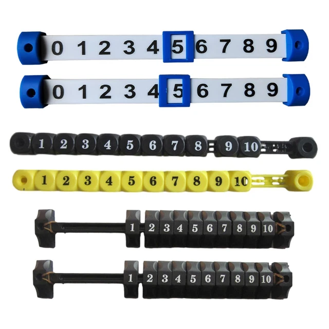 3 Pièces Compteur de Score pour Golf,Golf Frappe Compteur,Compteur de