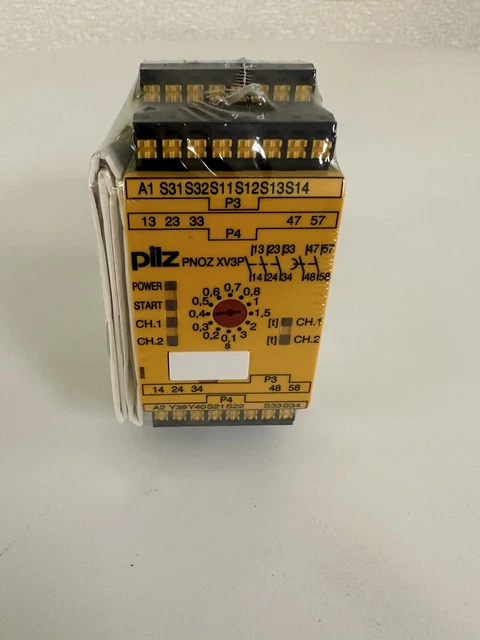 Pilz PNOZ XV3P 3/24 VDC 3n/o 2n/o t No.787512/104540