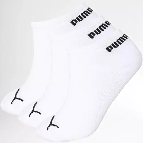 Puma Cushioned Sneaker Socks White Confezione 3 Paia Di Calzini Da Adulto