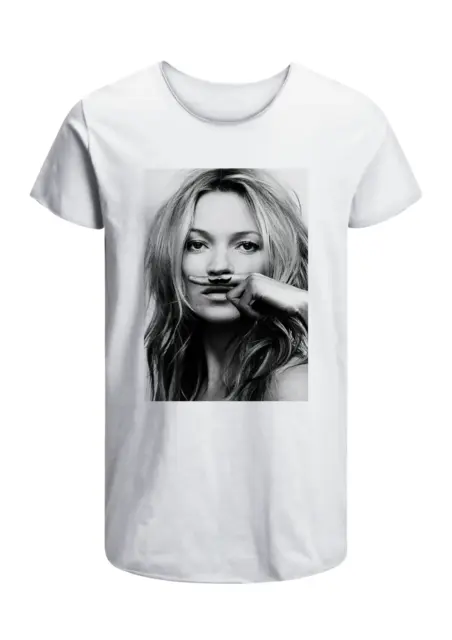 T-Shirt Kate Moss Uomo Abbigliamento 100% Cotone Taglia dalla S a XXL