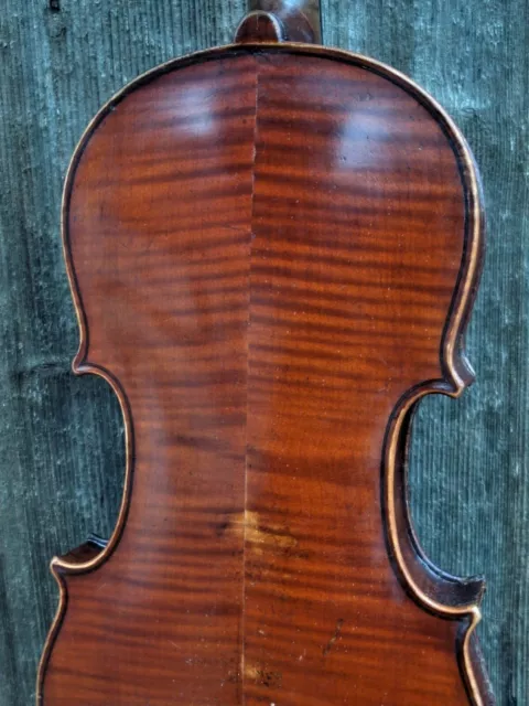 Sehr alte 4/4 Geige mit Zt. "J.H.Z(IMMERMANN)" ~ 1890 - Very old violin