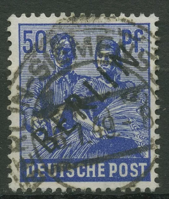 Berlin 1948 Schwarzaufdruck 13 gestempelt geprüft