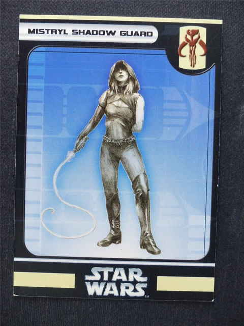 Shadow Guard Mistique MISTRYL SHADOW GUARD 40/60 - Star Wars Miniatures Spare Cards #7F £1.29 ...