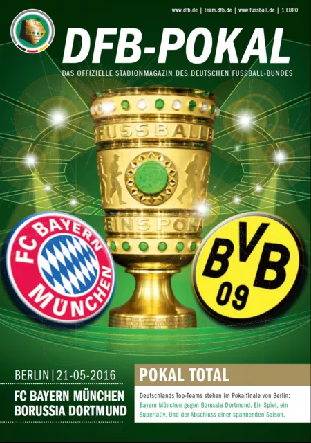 DFB-Pokalfinale Berlin 21.05.2016 FC Bayern München - Borussia Dortmund