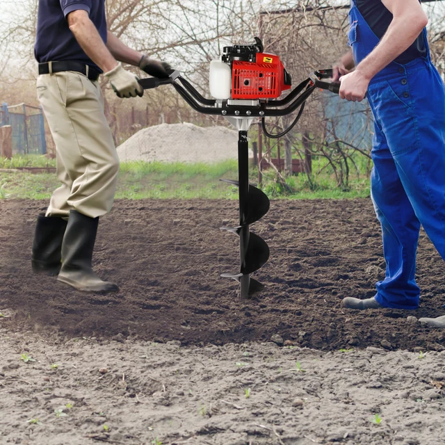 3HP AIRCOOLED GAS Power Post Hole Digger,honda Engine 63cc With 8inch