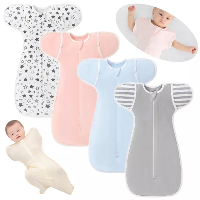 Baby Sleeping Bag Cotton Wrap Swaddle Sleep Sack Unisex Quilted Anti-shock Soft