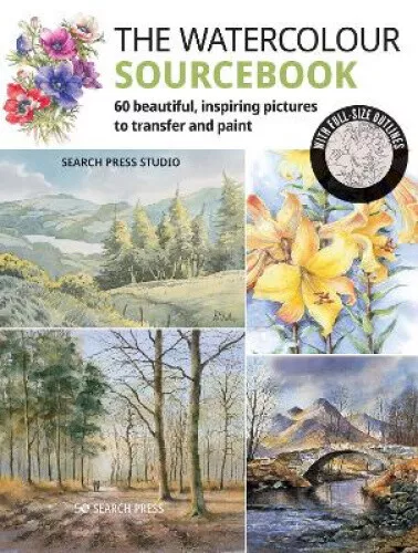 The Watercolour Sourcebook: 60 Inspiring Pictures to Transfer and Paint with