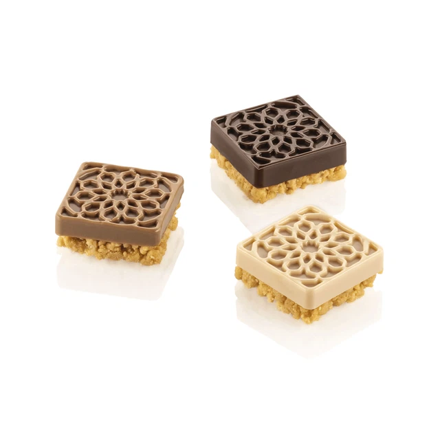 Stampo Sil N°15 Mauresque Square 40x40 H16mm Sf379 SILIKOMART