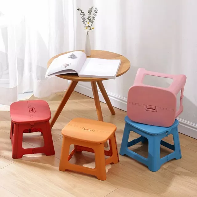 Ultralight Folding Chair Thickened Footstool Foldable Stool  Travel