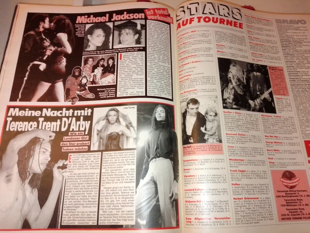 Bravo 14 1988. Eros Ramazzotti, Patrick Swayze Die Ärtze Madonna Bros 21