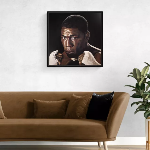 Frank Bruno Heavyweight Boxing | Framed Signed LIMTED EDITION Canvas | Wall Art