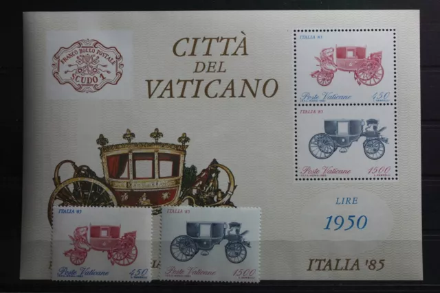 Vaticano 880-881, Bloque 8 con 880-881 MNH #TX685