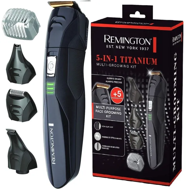 Rmington Cordless Beard Trimmer Hair Body Clipper Shaver Groomer Rechargeable AU