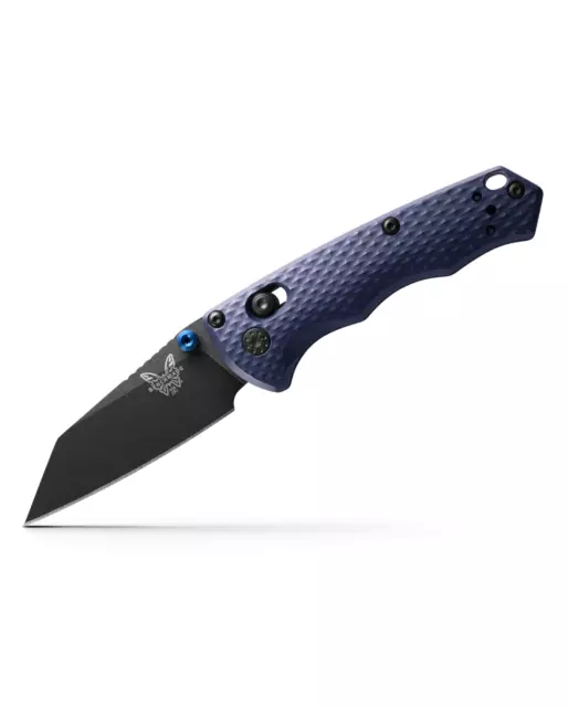 Benchmade 290BK Full Immunity Manual Folding Knife CPM-M4 Blade Blue Aluminum