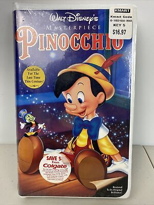 Walt Disney Masterpiece Collection VHS "Pinocchio" All Original Sealed/Stickers