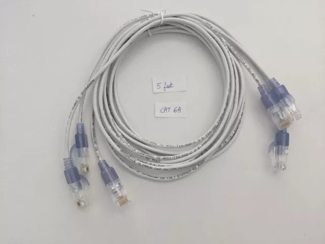 Cable ethernet CAT 6A 150cm Pack de 3