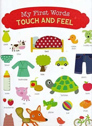 My First Words - Touch and Feel by Auzou Book The Cheap Fast Free Post