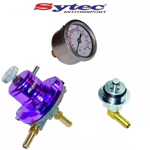 Sytec Fuel Pressure Regulator Kit + Fuel Gauge Vauxhall Astra H Corsa Vxr