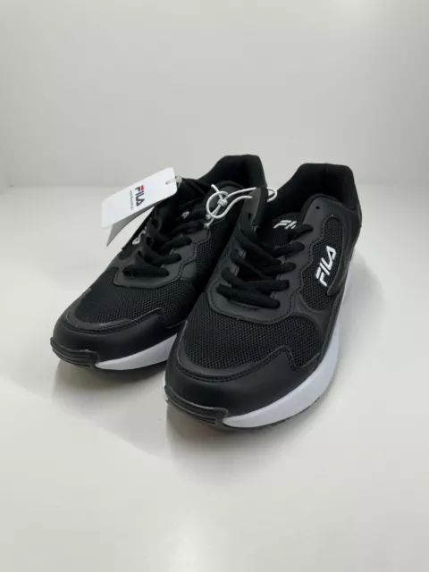 FILA Women's sneakers athletic shoes memory foam black US 8 EUR39