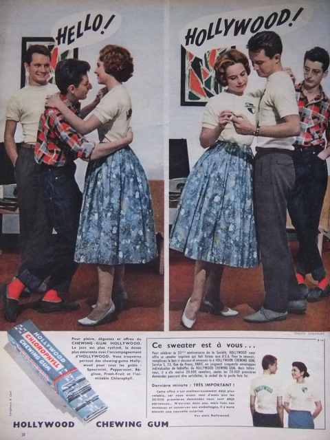 PUBLICITÉ 1958 POPELINE D'alsace Véritable Cotlon Tissé De Coton