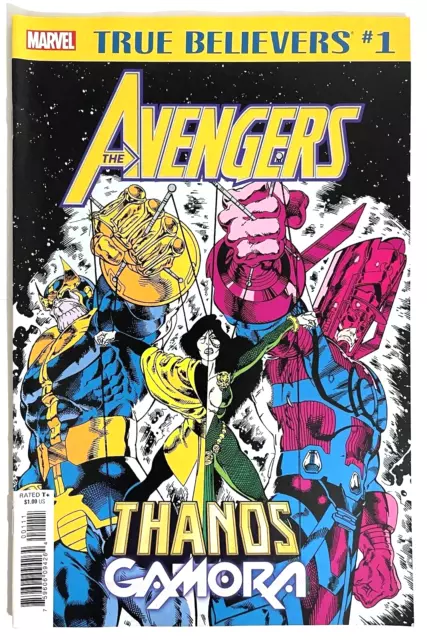 The Avengers Thanos & Gamora True Believers #1 2019 Marvel Comics Nm