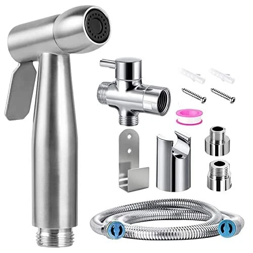 Kit Douchette Wc Toilettes Bidet HygiéNique - Kit Douchette Wc avec Vanne 3 Voie