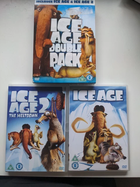 Ice Age Set ICE AGE/ ICE Age 2 - The Meltdown (Box Set) Double Pack (DVD) £4.99 ...