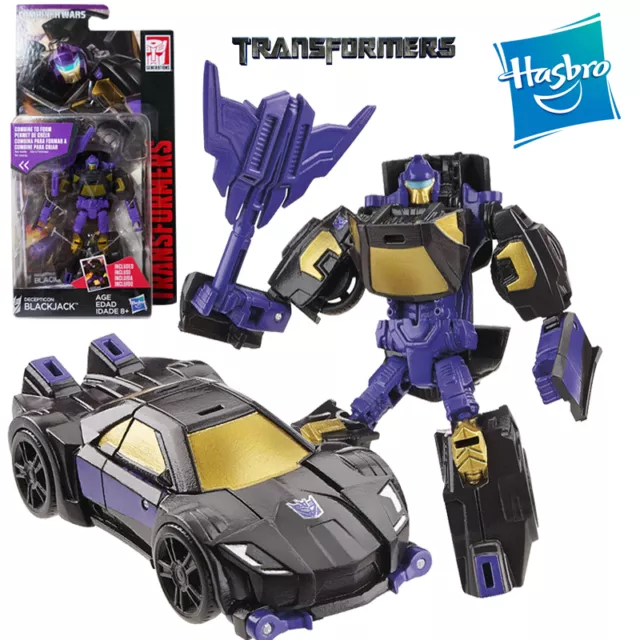 Hasbro Transformers Combiner Wars Decepticon Blackjack Robot Action Figures Toy