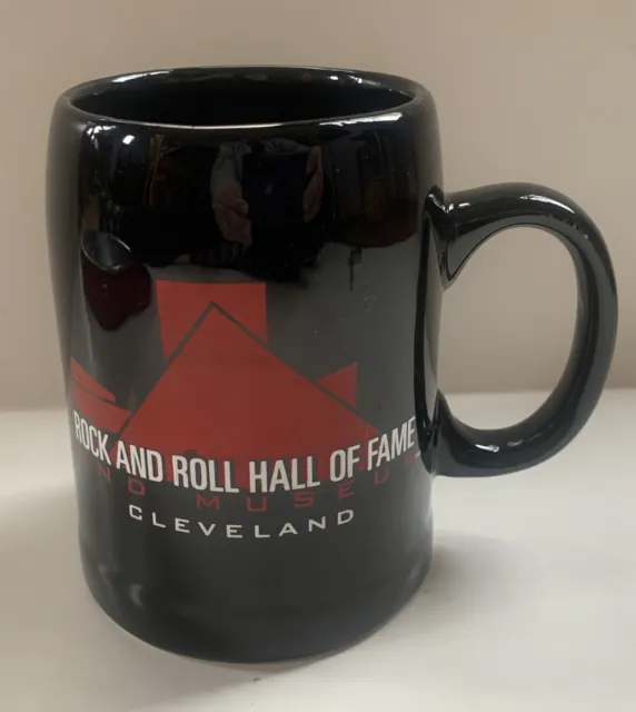 Rock and Roll Hall Of Fame Museum Coffee Mug/Tankard Cleveland Ohio 1998, 18oz