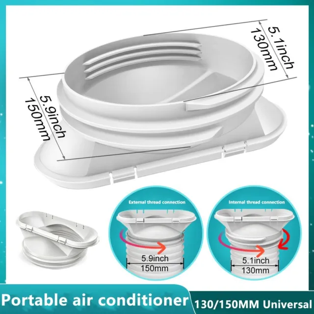 Air Conditionneurs Adaptateur 198 145 70mm Accessories.exhaust Tuyau Chaleur