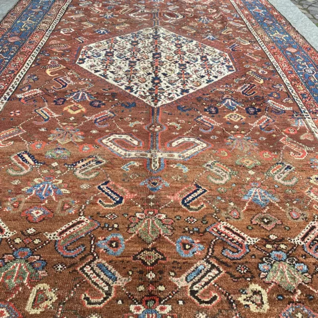 Anudada a Mano Alfombra Persa Original "Malayer"