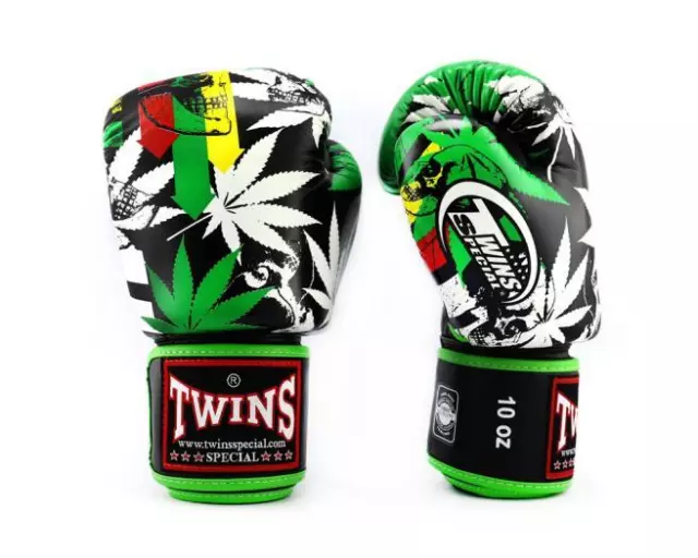 Twins "Grass" Fancy Boxing Gloves - Fbgvl3-54