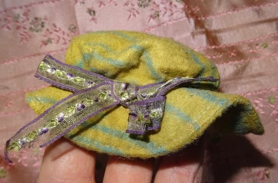 chapeau de poupée ancienne (no jumeau sgdj bleuette gaultier fg