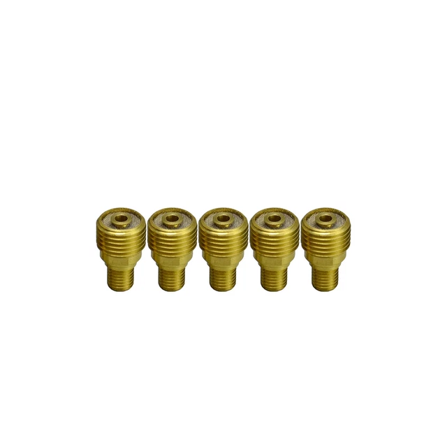 TIG Gas Lens Collet Body 45V45 (1/8&quote;) 5pk Fit SR DB PTA WP 9 ...