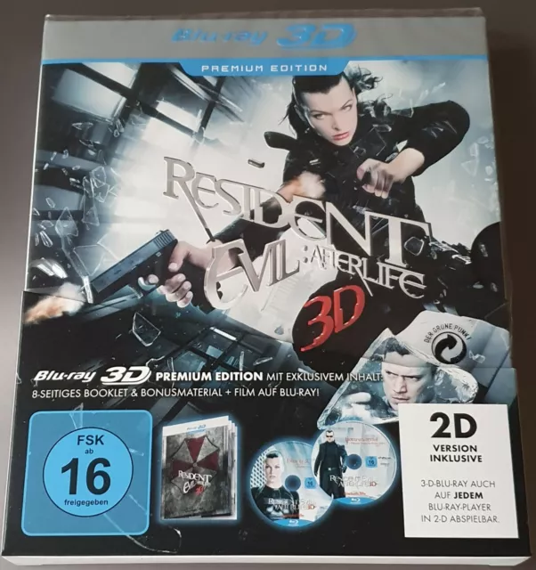 Resident Evil: Afterlife, Blu-Ray 3D + 2D, Digipak, Schuber, Premium Edition